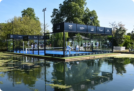 Floating Padel courts